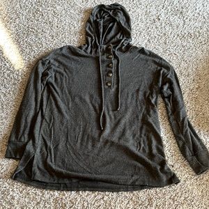 Forrest green hooded top